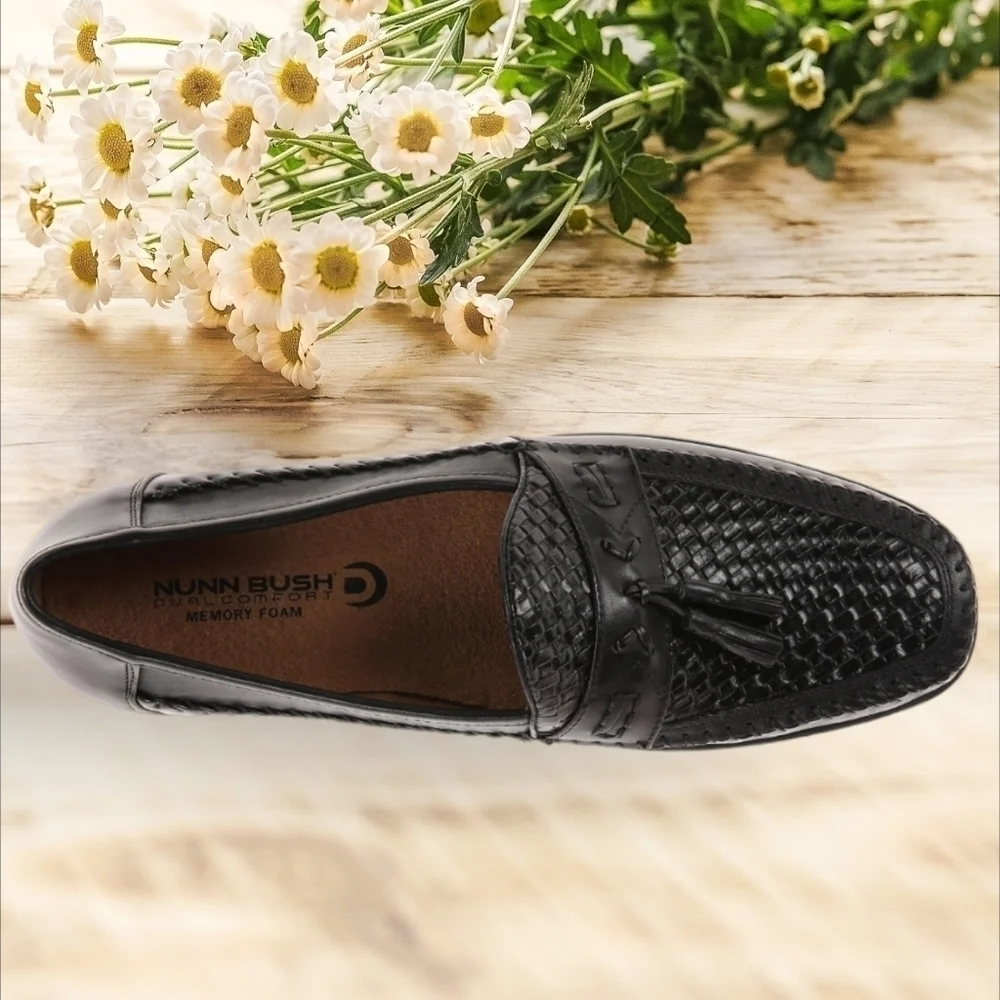 NUNN BUSH Men\'s Strafford Woven Tassel Loafers Black Size 9M New Nunn Bush Men main image 4